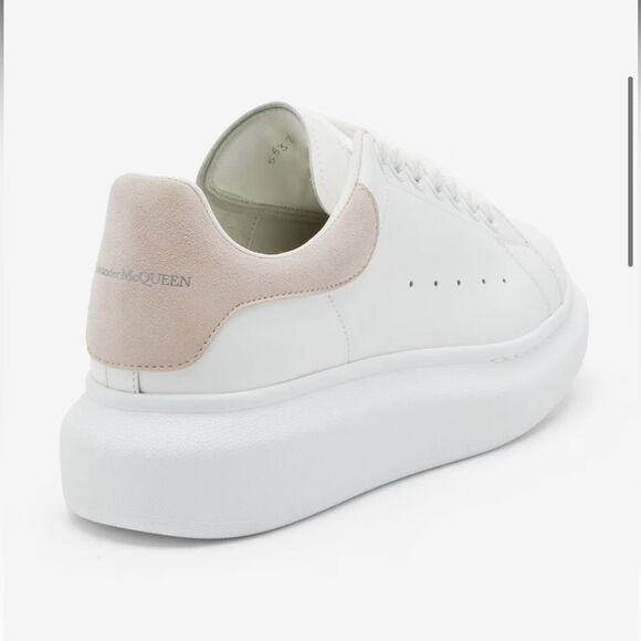 Alexander McQueen Women's Oversized Suede
Heel Detail Sneakers - Picture 13 of 15